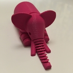 Modelo 3d de Elefante fabshop para impresoras 3d