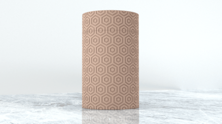 Cylinder textured box