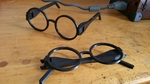  Scalable harry potter glasses (with hinges)  3d model for 3d printers