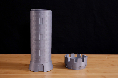 Modelo 3d de Torre de almacenamiento para impresoras 3d