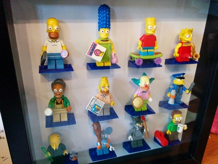 Lego Mini Figura de Visualización del soporte