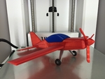 Modelo 3d de Avión de juguete, diferentes versiones están previstas para impresoras 3d