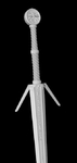 Modelo 3d de The witcher 3 espada de plata para impresoras 3d