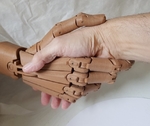 Modelo 3d de Articulado de la mano para impresoras 3d