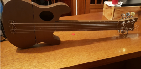 Ukelele Guitarra de la Impresión 3d