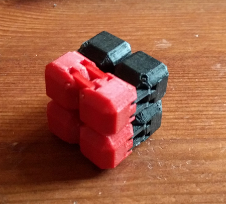 Modelo 3d de Fidget cubo (kobayashi/hashimoto estilo) para impresoras 3d