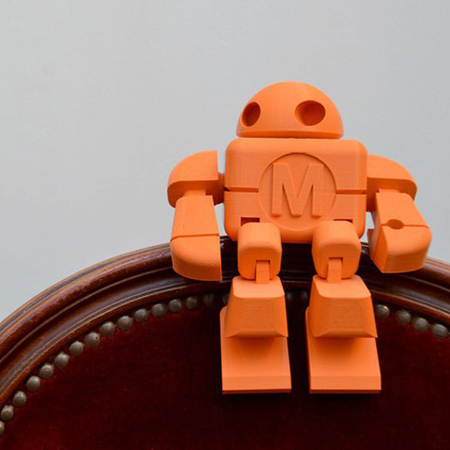 Maker Faire Robot de la Figura de Acción (un Solo archivo)