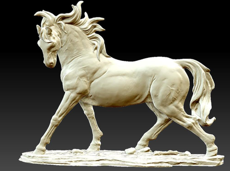  Horse  3d model for 3d printers