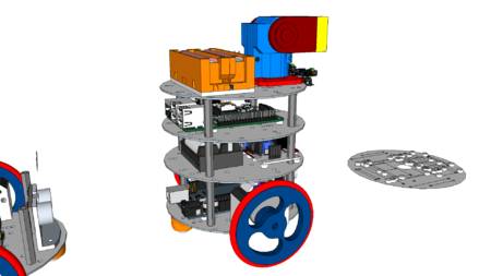  Diskbot™ - diy robot platform - design concepts  3d model for 3d printers