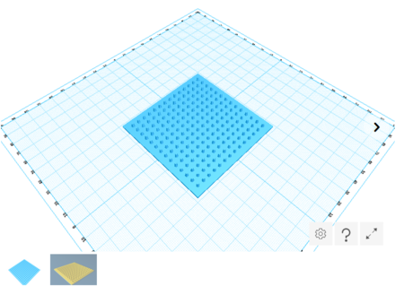  Pegboard for ironing beads - parametric  3d model for 3d printers
