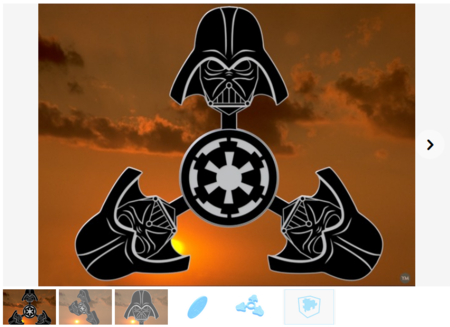 Darth Vader Fidget Spinner