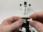  Snowman pin walker  3d model for 3d printers