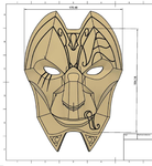 Modelo 3d de Jhin de la máscara (league of legends) para impresoras 3d