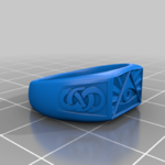  Yet another eye-of-providence-ring  3d model for 3d printers