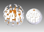 Modelo 3d de La esfera de dyson lámpara para impresoras 3d