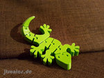  Flexi articulated gecko  3d model for 3d printers