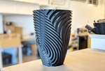 Modelo 3d de Gmax trenzado ondulación jarrón de reciclaje para impresoras 3d