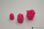 Modelo 3d de 3d aniversario rosas para impresoras 3d