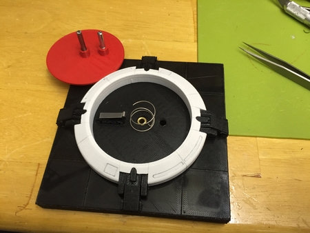 Modelo 3d de Trabajando portal botón para impresoras 3d