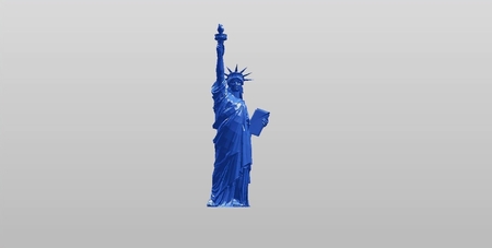 Modelo 3d de Estatua de la libertad para impresoras 3d