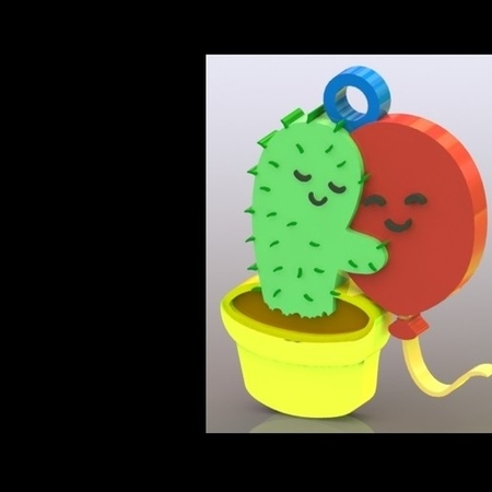 Los Cactus y el globo colgante