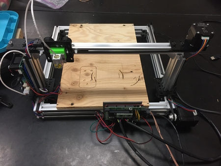  2.8w open source laser cutter and engraver  3d model for 3d printers
