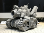 Modelo 3d de Armadura del tanque para impresoras 3d