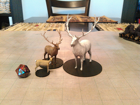  Deer, elk, and spirit elk  3d model for 3d printers