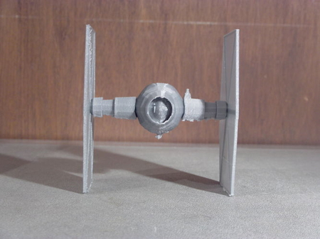 Modelo 3d de Star wars episodio vii de primer orden de la caza tie  para impresoras 3d
