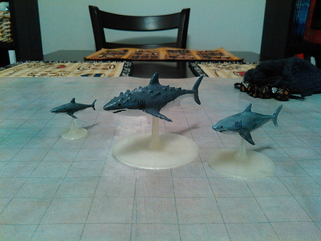 Los tiburones para la Mesa de Juego!