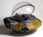  Flying saucer for stop motion  3d model for 3d printers