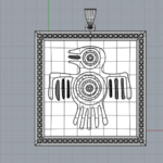  Maya symbol  3d model for 3d printers