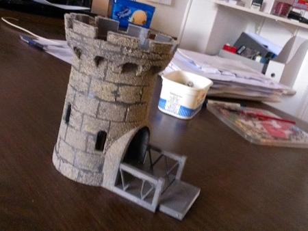 El castillo de torre de dados
