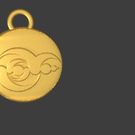 Crop circle medallion