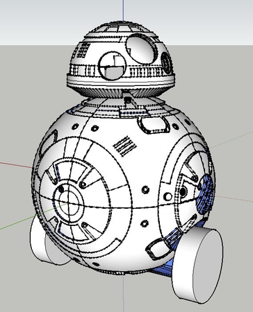 BB-8 : Motorizado y con control Remoto
