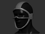 Modelo 3d de Cuarentena de la máscara de cristal para impresoras 3d