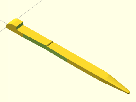  Knife toothpick  3d model for 3d printers