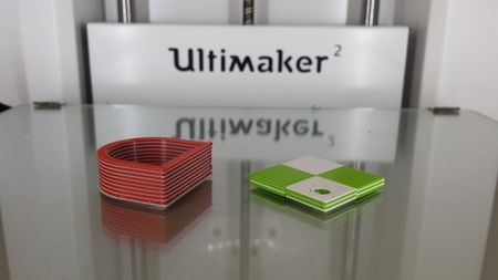  Dual extrusion calibration tests  3d model for 3d printers