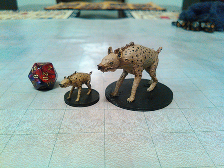 Hyena and Giant Hyena