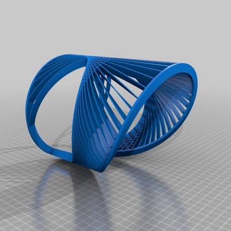 Modelo 3d de Geométrica de la pulsera / de ángulo puente de prueba para impresoras 3d