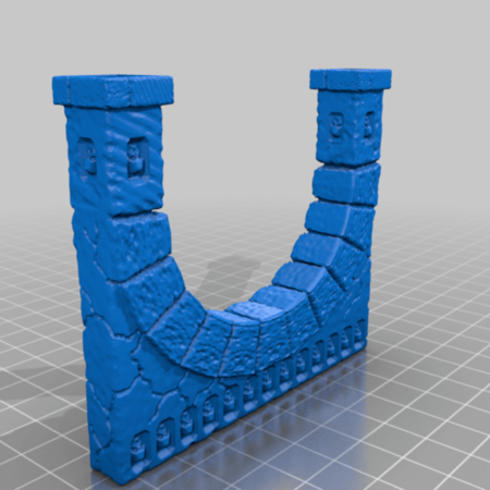  Necropolis arch  3d model for 3d printers
