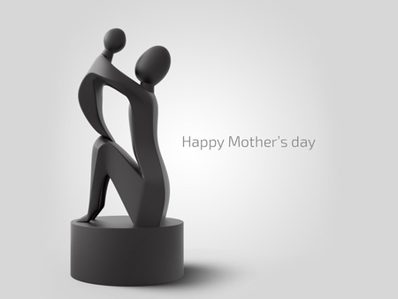El Día de la madre Escultura