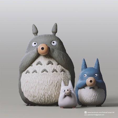 Totoro Familia(Mi Vecino Totoro)