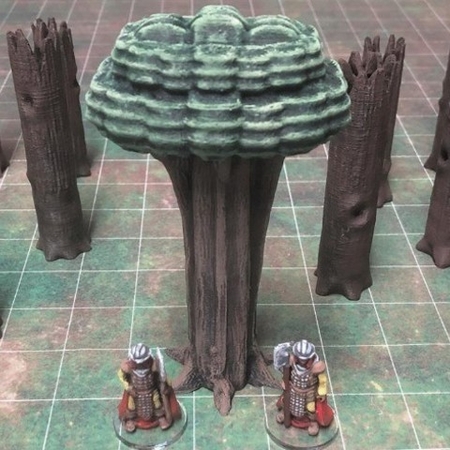  Scatterblocks: tree (28mm/heroic scale)  3d model for 3d printers