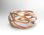 Modelo 3d de Paramétrico de anillo para impresoras 3d