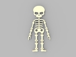 Modelo 3d de Flexi esqueleto para impresoras 3d