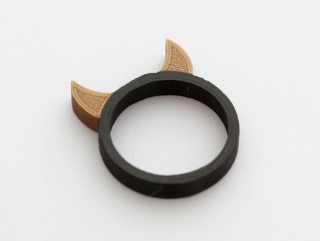  Animal ring collection - dual extrusion version  3d model for 3d printers