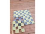 Modelo 3d de Tamaño completo modular tablero de ajedrez y piezas para impresoras 3d
