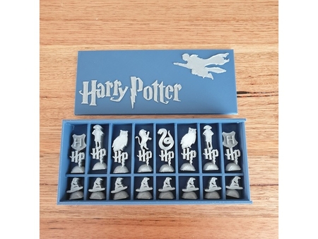 Harry Potter juego de Ajedrez y caja de presentación