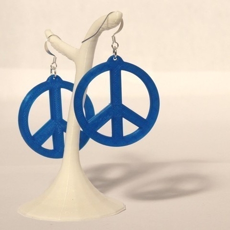 Aretes de paz y amor